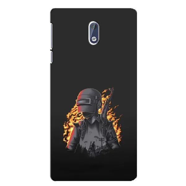 Чехол с рисунком «В огне» для Nokia 3.1 Чехол с рисунком «В огне» для Nokia 3.1