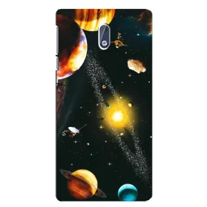 Чохол (ТПУ) з планетами на Nokia 3.1 (Вид з космосу)