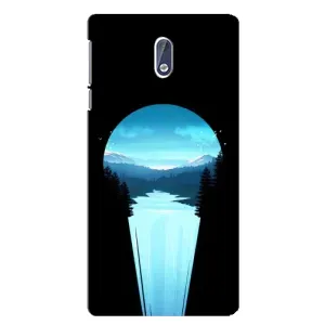 Літній Чохол на Nokia 3.1 (Синій Водоспад)