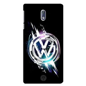 Чехол "Фольксваген" для Nokia 3.1 (Volkswagen на черном)