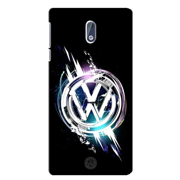 Чехол с рисунком «Volkswagen на черном» для Nokia 3.1 Чехол с рисунком «Volkswagen на черном» для Nokia 3.1
