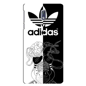 Чехол в стиле "Адидас" для Нокиа 3 (Adidas шнурки)