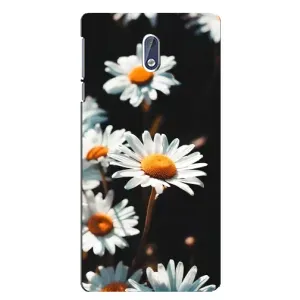 Чехол с ромашками на Nokia 3 (Белые ромашки)