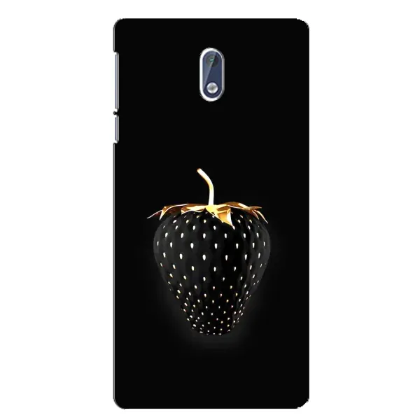 Чехол с рисунком «Чёрная клубника» для Nokia 3 Чехол с рисунком «Чёрная клубника» для Nokia 3