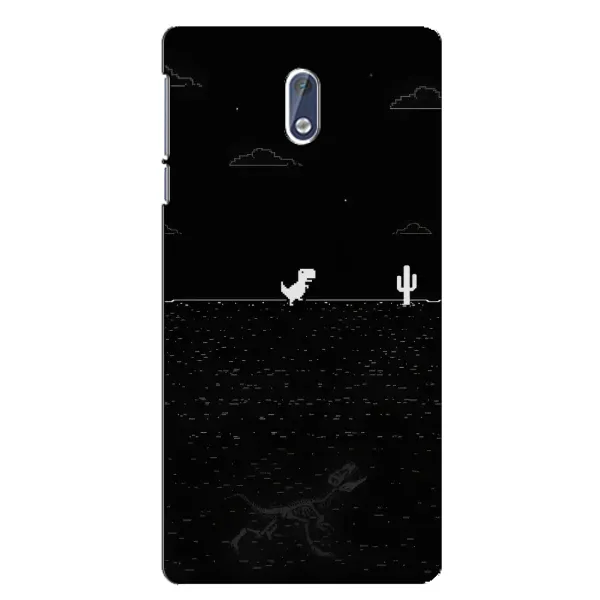 Чехол с рисунком «Динозаврик» для Nokia 3