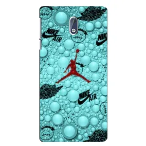 Силиконовый Чехол Nike Air Jordan на Нокиа 3 (Джордан Найк)