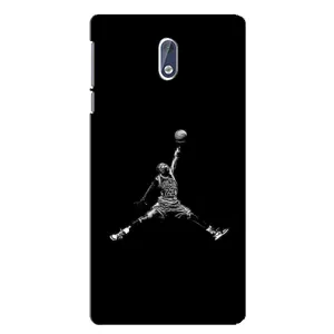Силиконовый Чехол Nike Air Jordan на Нокиа 3 (Джордан)