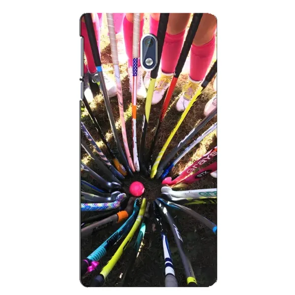 Чехол с рисунком «Флорбол» для Nokia 3