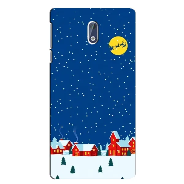 Чехол с рисунком «Город в снегу» для Nokia 3 Чехол с рисунком «Город в снегу» для Nokia 3