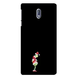 Чохол з малюнком «Грінч на чорному» для Nokia 3
