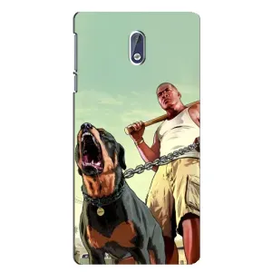 Чехол с рисунком «GTA» для Nokia 3
