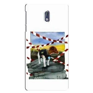Чехол с принтом Собаки Патрон для Nokia 3 (Храбрый Патрон)