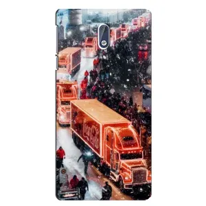 Чехлы на Новый Год Nokia 3 (Кока Кола)