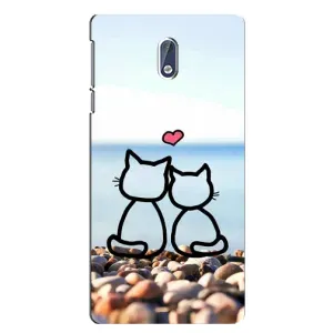 Силиконовые Чехлы Любимому человеку для Nokia 3 (Котейки)