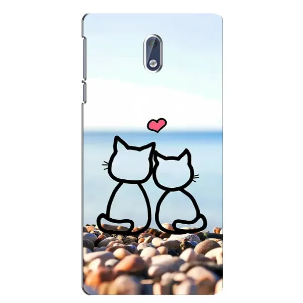 Чехол с рисунком «Котейки» для Nokia 3 Чехол с рисунком «Котейки» для Nokia 3