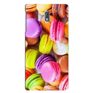 Чехол с изображением вкусной еды для Nokia 3 (Макаруны)