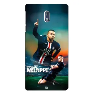 Чехол (TPU) с Футболистом на Nokia 3 (MBAPPE)