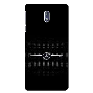 Силиконовый бампер с картинкой машины на Nokia 3 (Mercedes)