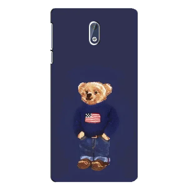 Чехол с рисунком «Мишка USA» для Nokia 3 Чехол с рисунком «Мишка USA» для Nokia 3