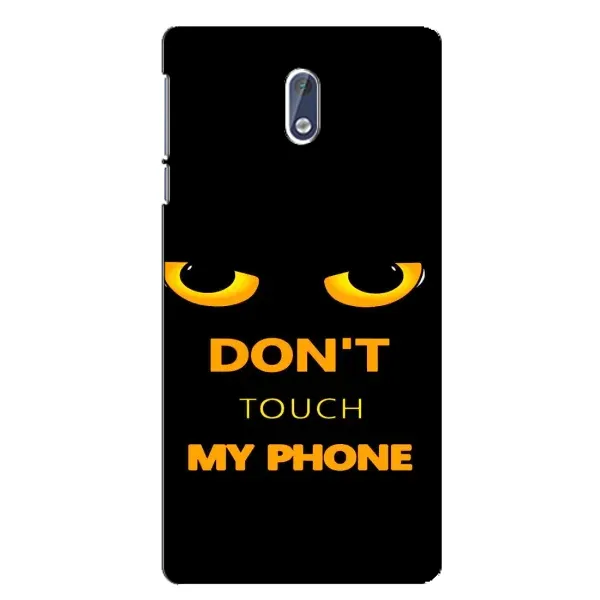Чехол с рисунком «Не трогай мой телефон» для Nokia 3 Чехол с рисунком «Не трогай мой телефон» для Nokia 3