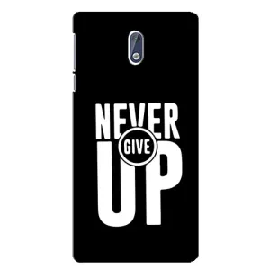 Силіконовый Чохол на Nokia 3 з картинкою НАЙК (Never Give UP)