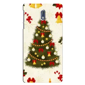 Чохол новорічна ялинка на Nokia 3 (Новорічний принт)