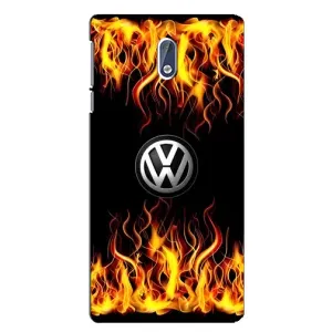 Чохол "Фольксваген" для Nokia 3 (Вогняний Лого)