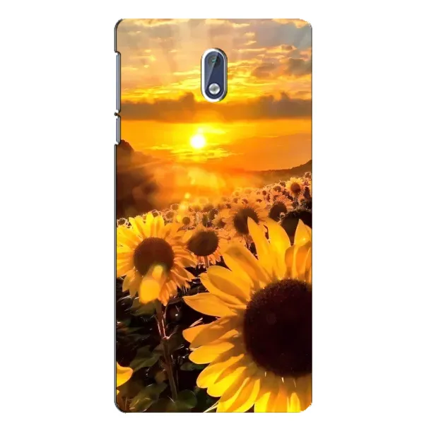 Чехол с рисунком «поле подсолнухов» для Nokia 3