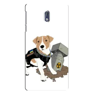 Чехол с принтом Собаки Патрон для Nokia 3 (Пёс Патрон с ракетой)