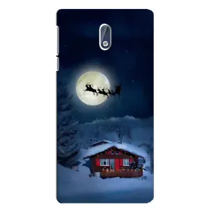 Чехол Санта Клаус для Nokia 3 (Санта)