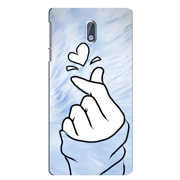 Чехол с рисунком «Сердечка знак» для Nokia 3 Чехол с рисунком «Сердечка знак» для Nokia 3