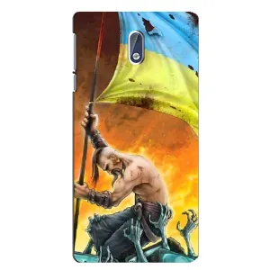 Чехол с картинкой (Патриотический КОЗАК) на Nokia 3 (Сильный Козак)
