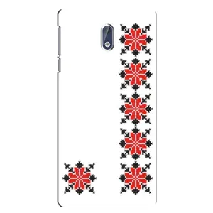 Силиконовый Чехол на Nokia 3 с картинкой Вышиванки (Силуэт вышиванки)