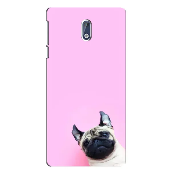 Чехол с рисунком «Собака на розовом» для Nokia 3 Чехол с рисунком «Собака на розовом» для Nokia 3