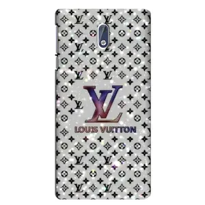 Чохол Стиль Louis Vuitton на Nokia 3 (Яскравий LV)
