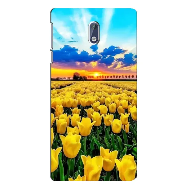 Чехол с рисунком «Желтые тюльпаны» для Nokia 3