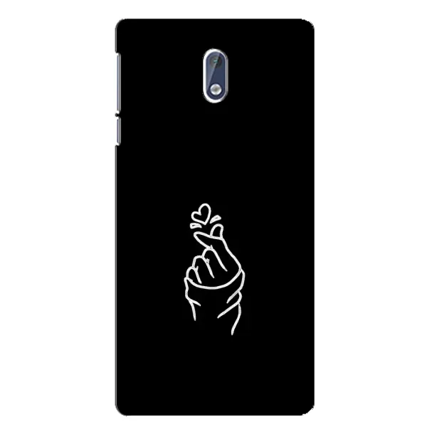Чехол с рисунком «Знак Сердечка» для Nokia 3 Чехол с рисунком «Знак Сердечка» для Nokia 3