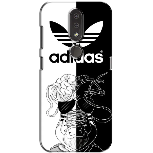 Чехол с рисунком «Adidas шнурки» для Nokia 4.2