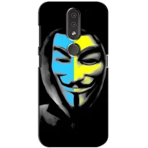 Чехол с Украинской символикой на Нокиа 4.2 (Анонимус патриот)