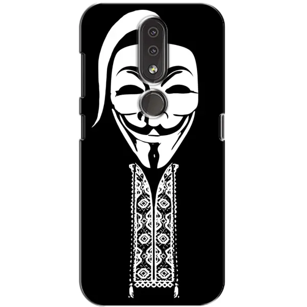 Чехол с рисунком «Анонимус» для Nokia 4.2