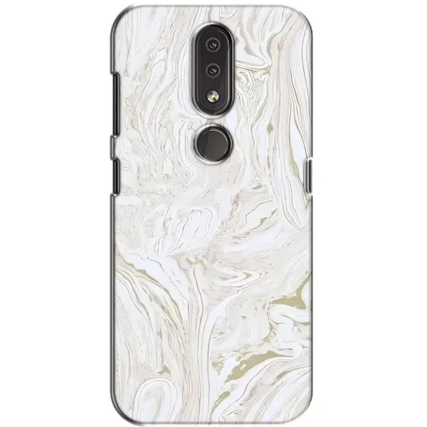 Чехол с рисунком «белый мрамор» для Nokia 4.2 Чехол с рисунком «белый мрамор» для Nokia 4.2