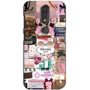 Чохол (Dior, Prada, YSL, Chanel) для Nokia 4.2 (Брендb)