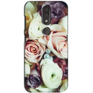 Чехлы с принтом Розочки для Nokia 4.2 (Букет РОЗ)