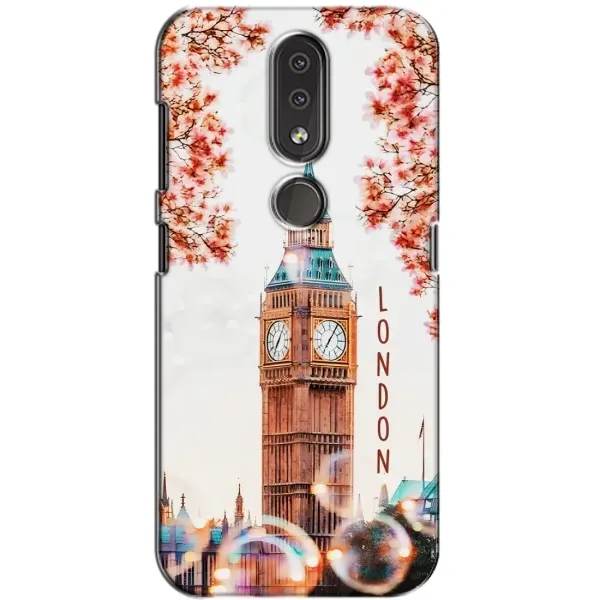 Чехол с рисунком «Часы Лондон» для Nokia 4.2 Чехол с рисунком «Часы Лондон» для Nokia 4.2