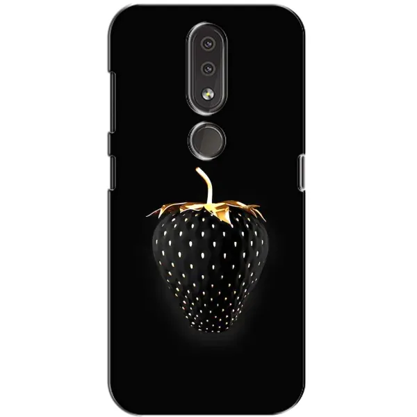 Чехол с рисунком «Чёрная клубника» для Nokia 4.2 Чехол с рисунком «Чёрная клубника» для Nokia 4.2