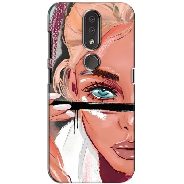 Чехол с рисунком «Девушка и ресницы» для Nokia 4.2 Чехол с рисунком «Девушка и ресницы» для Nokia 4.2