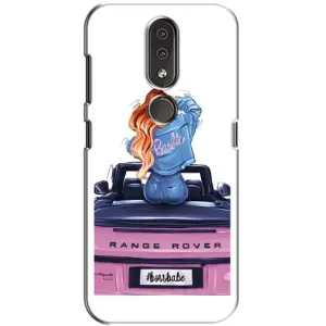 Силіконовый Чохол на Nokia 4.2 з картинкой Модных девушек (Дівчина на машині)