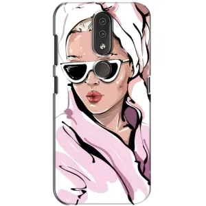 Чохол з картинкою Модні Дівчата Nokia 4.2 (Дівчина в халаті)
