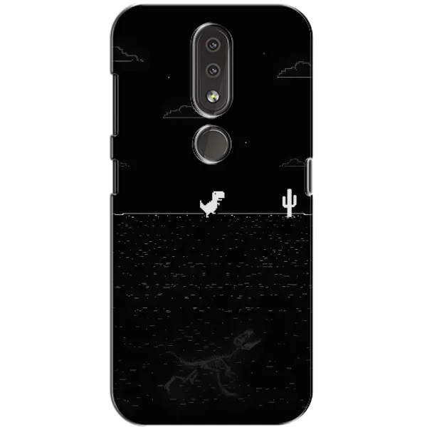 Чехол с рисунком «Динозаврик» для Nokia 4.2