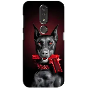 Чохол ДОБЕРМАН для Nokia 4.2 (Доберман злий)